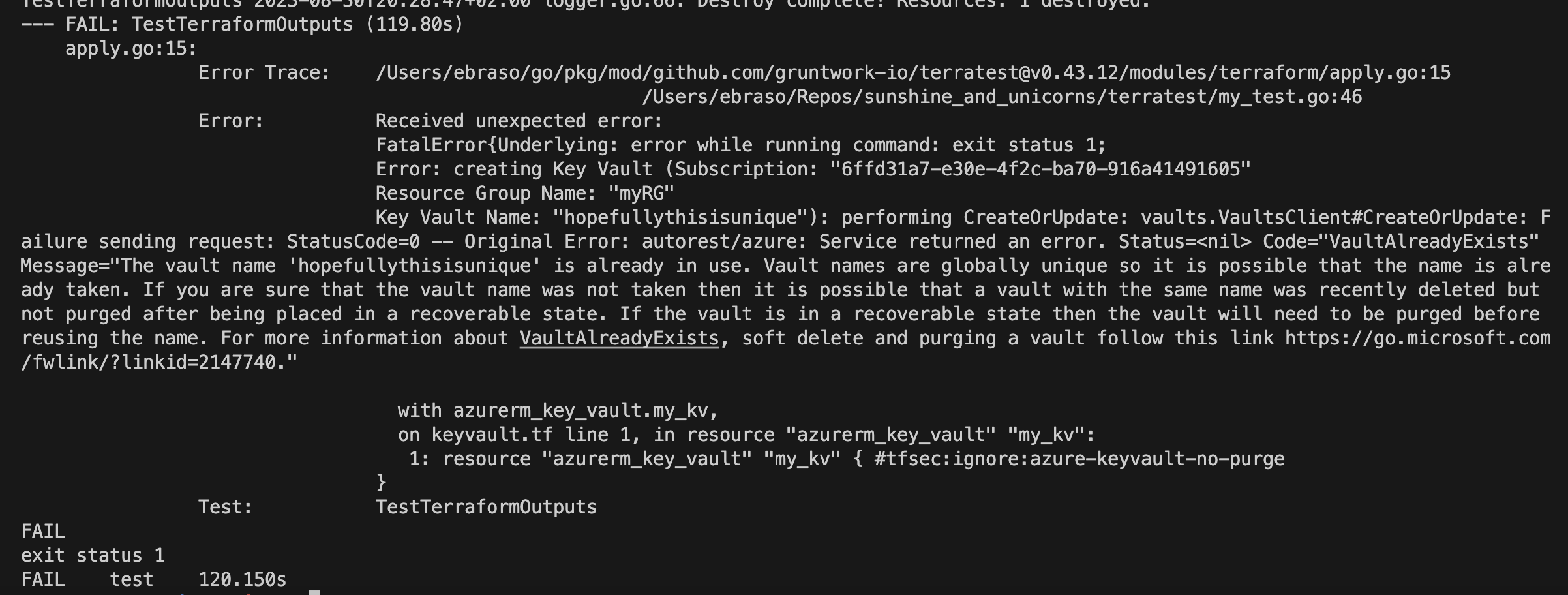 Testing Terraform code Part 2/2 – End-to-end test Terraform – Emil Brasø